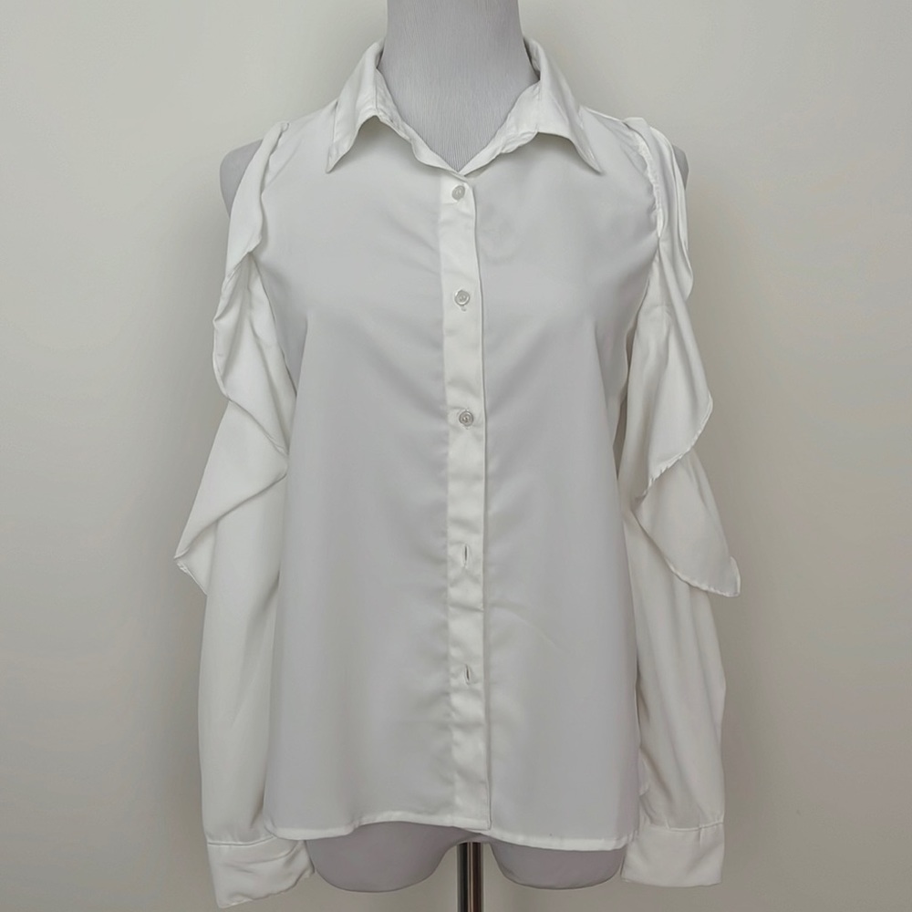 Walter Baker Open Shoulder Button Down Shirt - image 2
